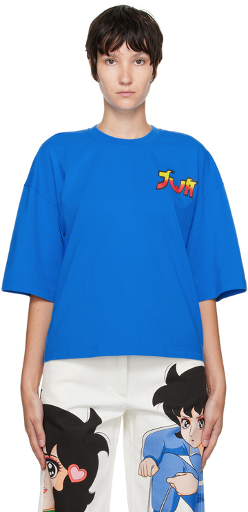 jw anderson blue run hany edition t-shirt