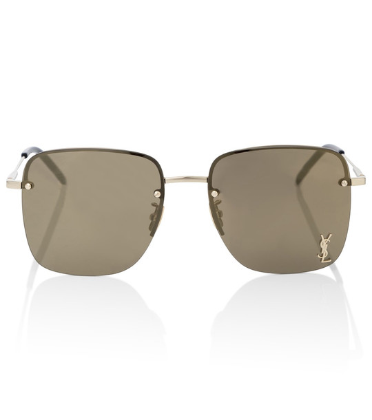 Saint Laurent Aviator sunglasses in brown