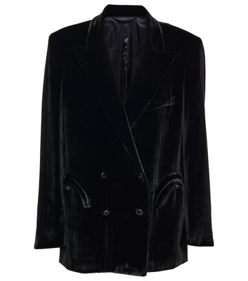 Blazé Milano Everynight velvet blazer in black