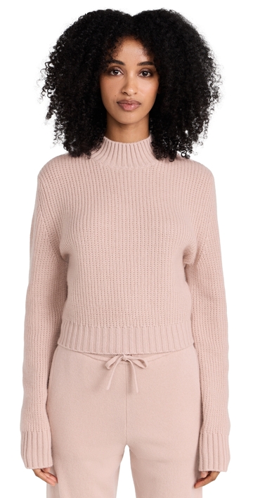le kasha chiba cashmere sweater dusty pink m/l