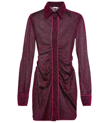 OsÃ©ree LumiÃ¨re shirt dress in purple