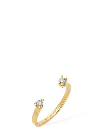 DELFINA DELETTREZ 18kt Diamond Dots Ring in gold