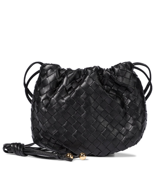 Bottega Veneta The Mini Bulb leather shoulder bag in black