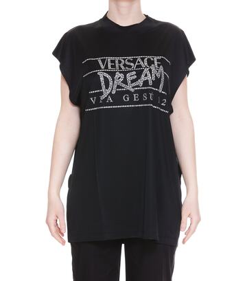 Versace Dream Logo T-shirt in black