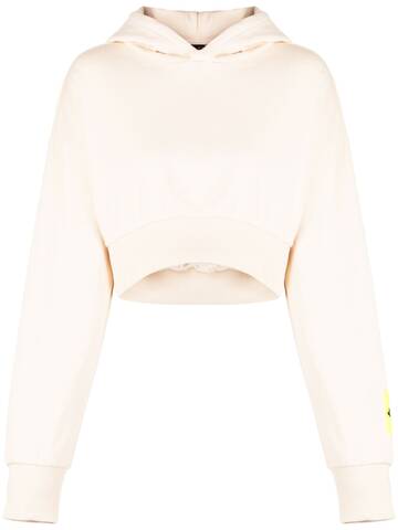 p.e nation recreation cropped hoodie - neutrals