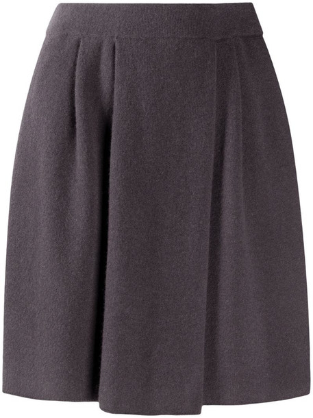 Fabiana Filippi felted pleat skirt in grey