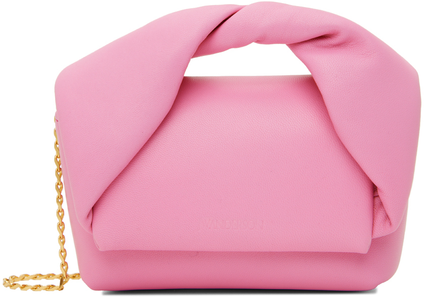 JW Anderson Pink Mini Twister Shoulder Bag