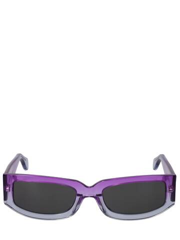 SUNNEI Prototipo 1.1 Squared Acetate Sunglasses in purple