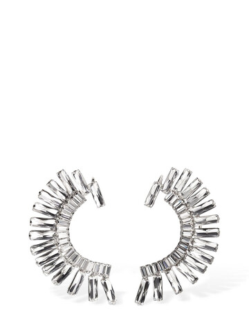 YUN YUN SUN Titan Crystal Earrings in silver