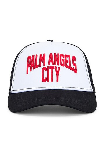 palm angels city cap in black