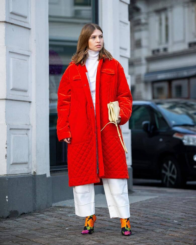 Balenciaga Womens Red Outerwear  ShopStyle