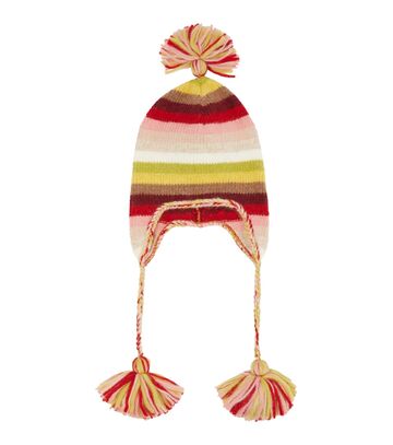 Alanui Striped alpaca wool-blend hat