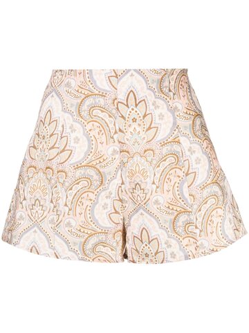 we are kindred elsa high-waisted shorts - multicolour
