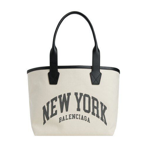 Balenciaga Cities New York Jumbo Small Tote Bag in black