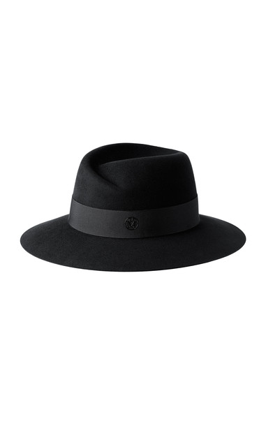 Maison Michel Virginie Waterproof Felt Hat in black