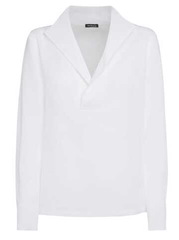 Kiton Shirt Linen in white