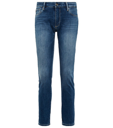 Ag Jeans Prima Ankle mid-rise skinny jeans in blue