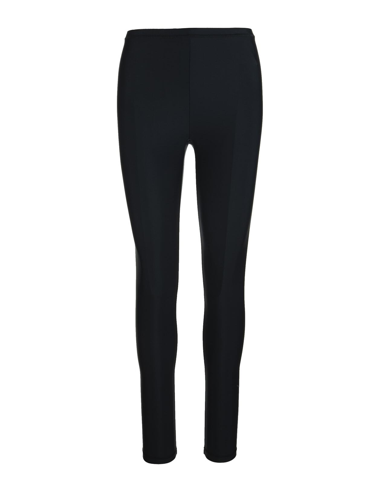 RED Valentino Leggings In Black Viscose Jersey - the Black Tag