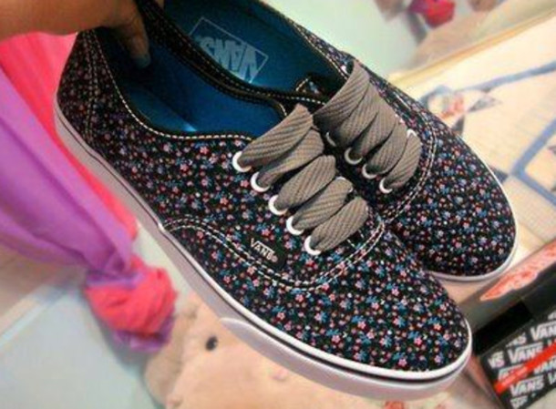 vans floral shoes girls