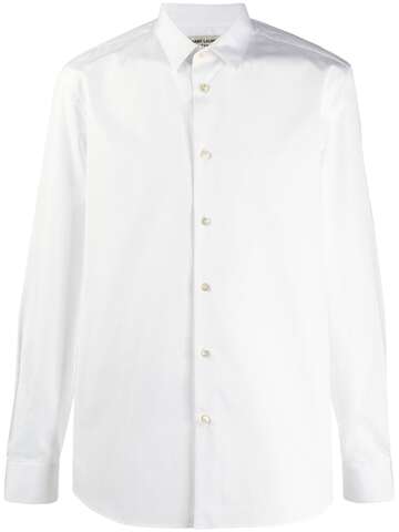saint laurent tailored formal shirt - white