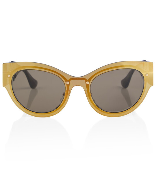 Versace Medusa cat-eye sunglasses in gold
