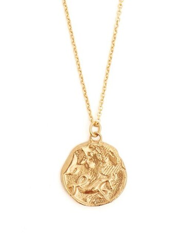 alighieri - capricorn gold plated necklace - womens - gold