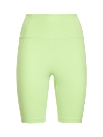 GIRLFRIEND COLLECTIVE High Rise Stretch Tech Running Shorts in green