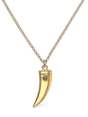 ISABEL MARANT Other Side Long Necklace in gold