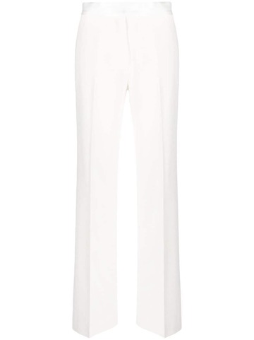 antonelli pleated tailored trousers - white