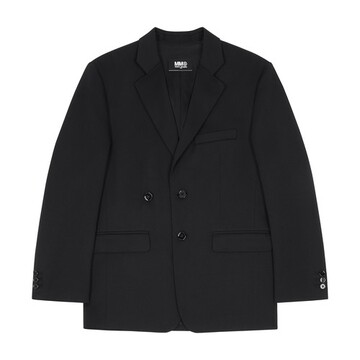 mm6 maison margiela suit jacket in black