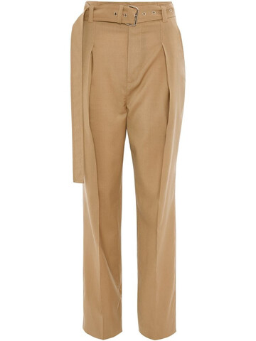 JW Anderson cropped belted trousers in neutrals