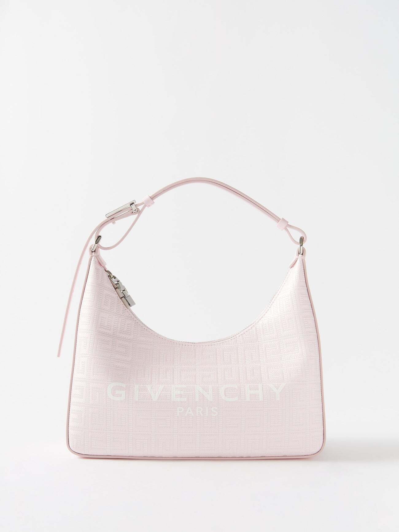 Givenchy - Moon Small Coated-canvas Shoulder Bag - Womens - Light Pink