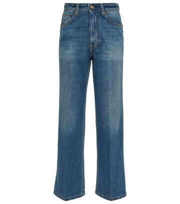 Victoria Beckham High-rise straight jeans in blue
