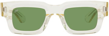 AKILA Beige Ares Sunglasses in green