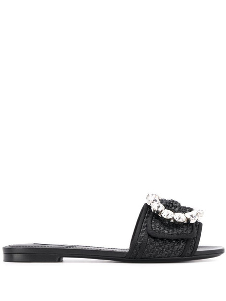 Dolce & Gabbana Ciabatta sandals in black