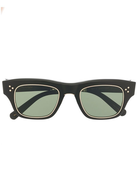 Garrett Leight square frame sunglasses in black