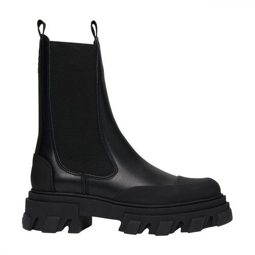 Ganni Chelsea boots in black