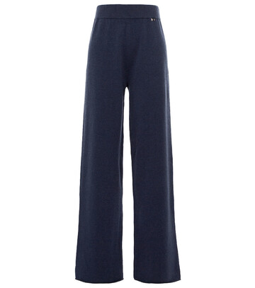 Extreme Cashmere NÂ° 104 cashmere-blend knit pants in blue