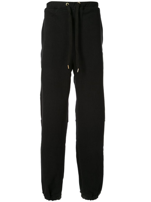 Makavelic Luminous Long Zip track pants in black