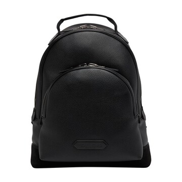 tom ford leather backpack in black