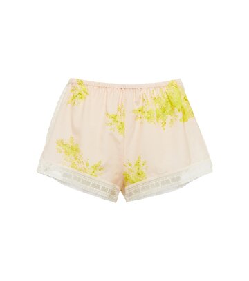 Eres Lumière cotton and silk shorts in pink