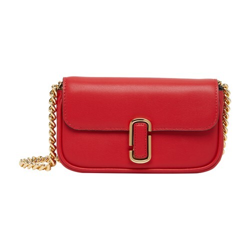 Marc Jacobs The mini soft shoulder bag in red