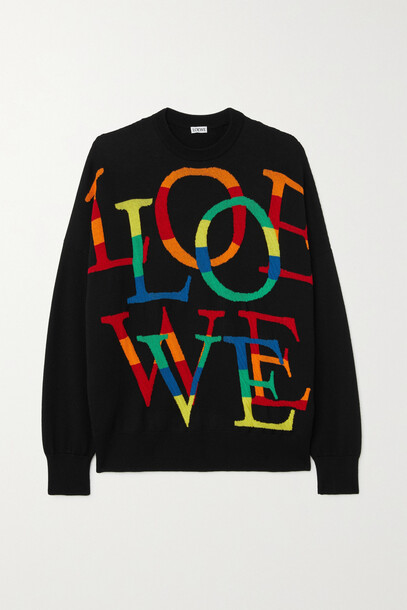 Loewe - Love Wool-blend Sweater - Black