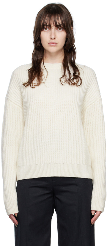 filippa k white scarlett sweater