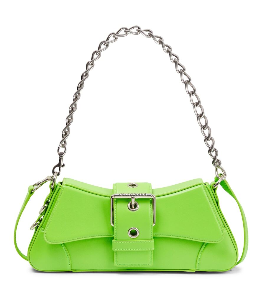 Balenciaga Lindsay Small leather shoulder bag in green