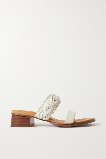 see by chloé see by chloé - braided leather mules - unknown