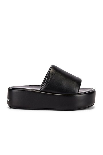 balenciaga rise sandals in black