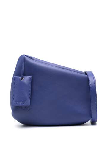 marsèll fantasmino leather crossbody bag - blue
