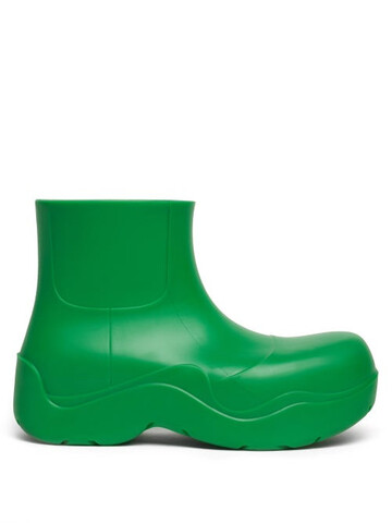 bottega veneta - the puddle biodegradable-rubber ankle boots - womens - green