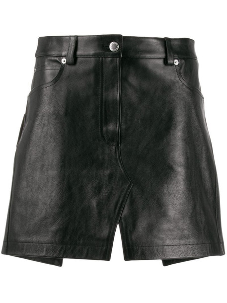 Alexander Wang apron mini skirt in black